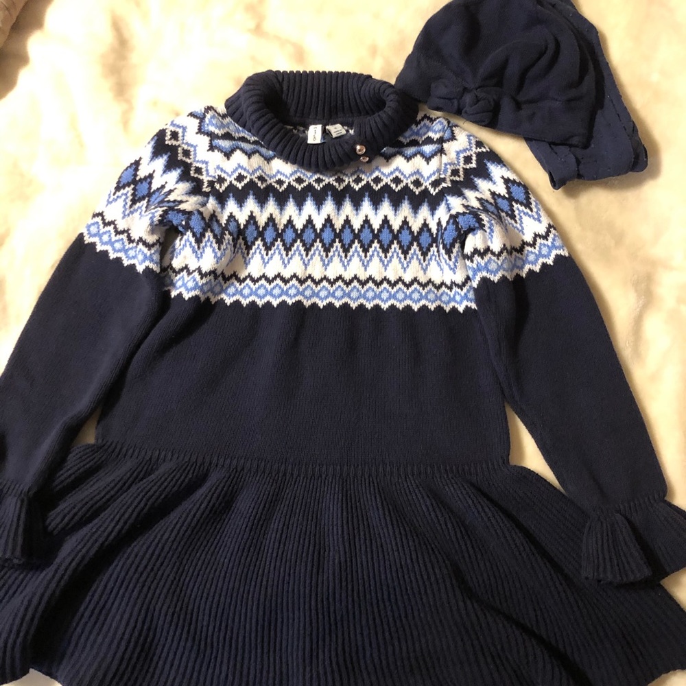 Janie and jack sweater dress and blazer